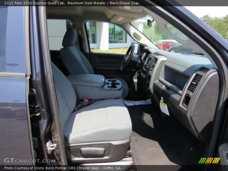 Maximum Steel Metallic / Black/Diesel Gray 2013 Ram 1500 Express Quad Cab