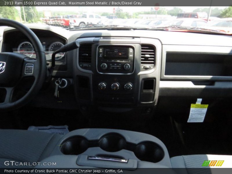 Maximum Steel Metallic / Black/Diesel Gray 2013 Ram 1500 Express Quad Cab