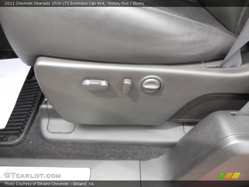 Victory Red / Ebony 2011 Chevrolet Silverado 1500 LTZ Extended Cab 4x4