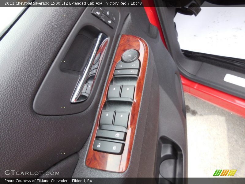 Victory Red / Ebony 2011 Chevrolet Silverado 1500 LTZ Extended Cab 4x4