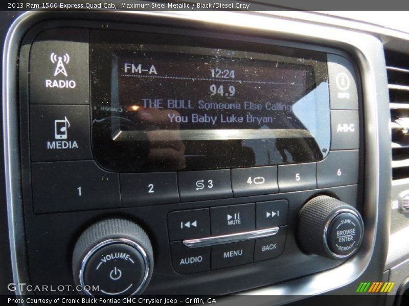 Maximum Steel Metallic / Black/Diesel Gray 2013 Ram 1500 Express Quad Cab