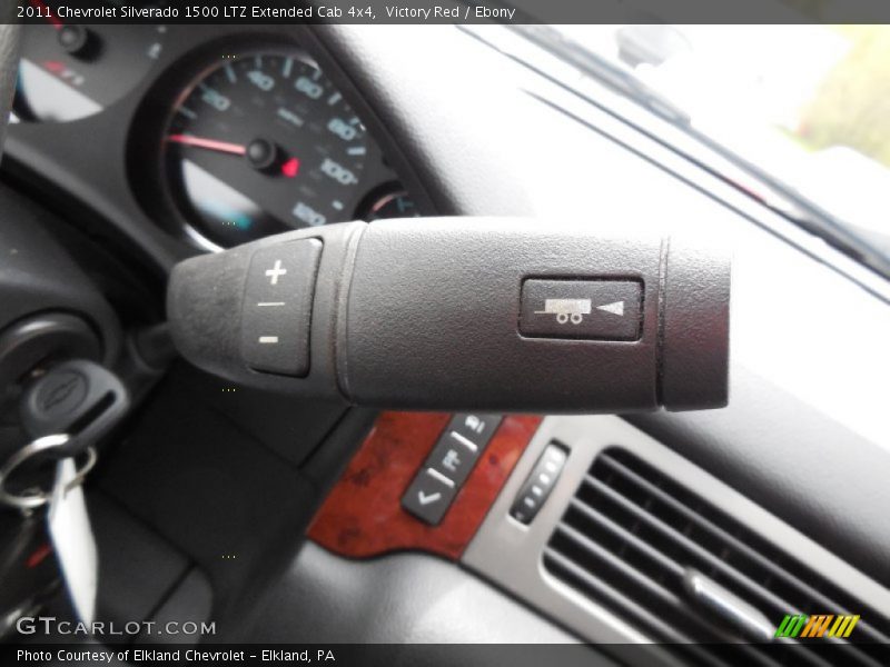 Victory Red / Ebony 2011 Chevrolet Silverado 1500 LTZ Extended Cab 4x4