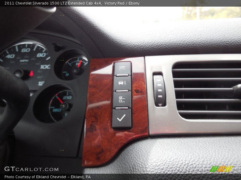 Victory Red / Ebony 2011 Chevrolet Silverado 1500 LTZ Extended Cab 4x4
