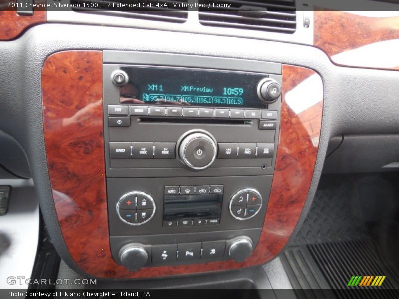 Victory Red / Ebony 2011 Chevrolet Silverado 1500 LTZ Extended Cab 4x4