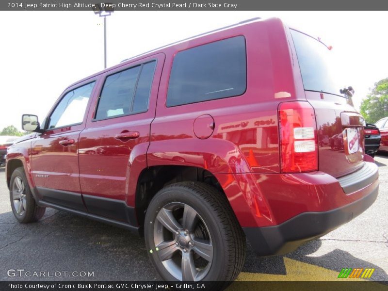 Deep Cherry Red Crystal Pearl / Dark Slate Gray 2014 Jeep Patriot High Altitude