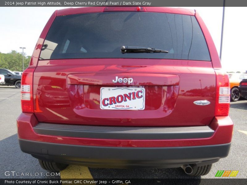 Deep Cherry Red Crystal Pearl / Dark Slate Gray 2014 Jeep Patriot High Altitude