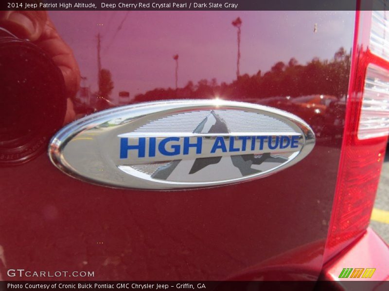 Deep Cherry Red Crystal Pearl / Dark Slate Gray 2014 Jeep Patriot High Altitude