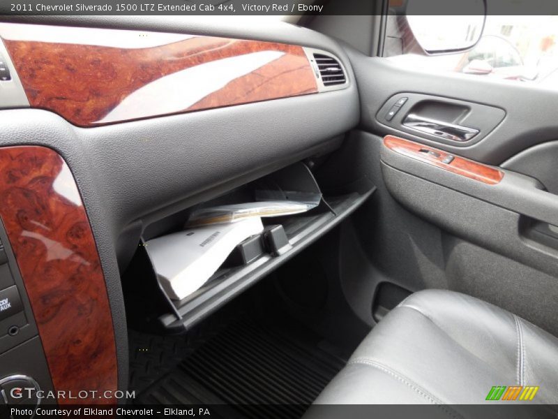 Victory Red / Ebony 2011 Chevrolet Silverado 1500 LTZ Extended Cab 4x4