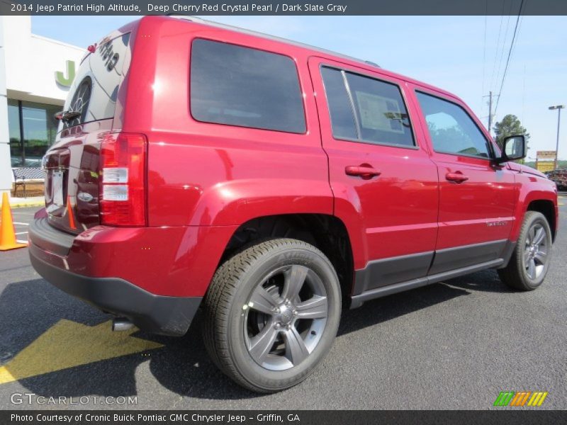 Deep Cherry Red Crystal Pearl / Dark Slate Gray 2014 Jeep Patriot High Altitude