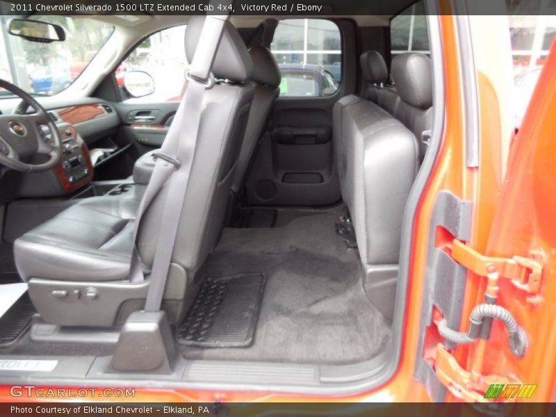 Victory Red / Ebony 2011 Chevrolet Silverado 1500 LTZ Extended Cab 4x4