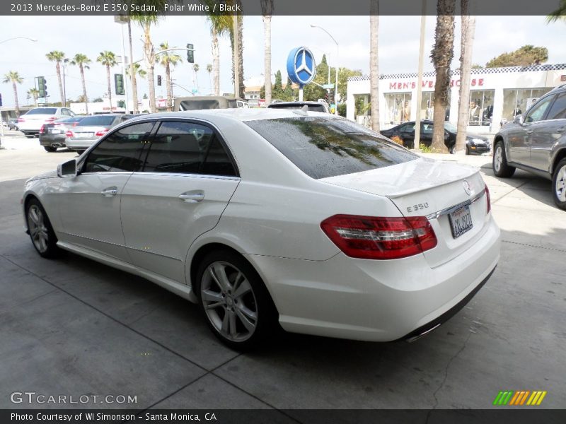 Polar White / Black 2013 Mercedes-Benz E 350 Sedan