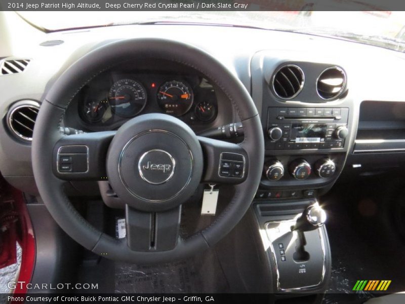 Deep Cherry Red Crystal Pearl / Dark Slate Gray 2014 Jeep Patriot High Altitude