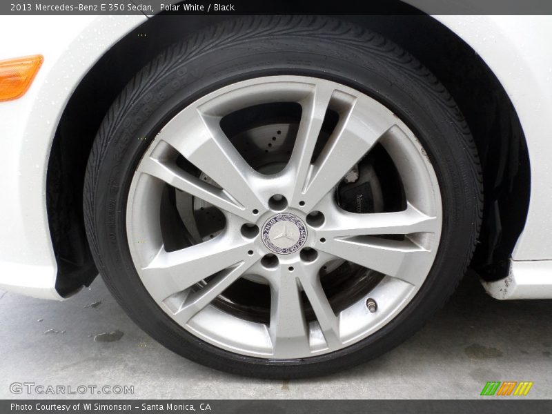 Polar White / Black 2013 Mercedes-Benz E 350 Sedan