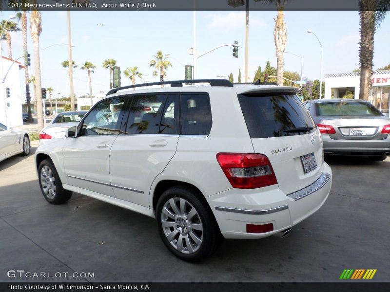 Arctic White / Black 2012 Mercedes-Benz GLK 350