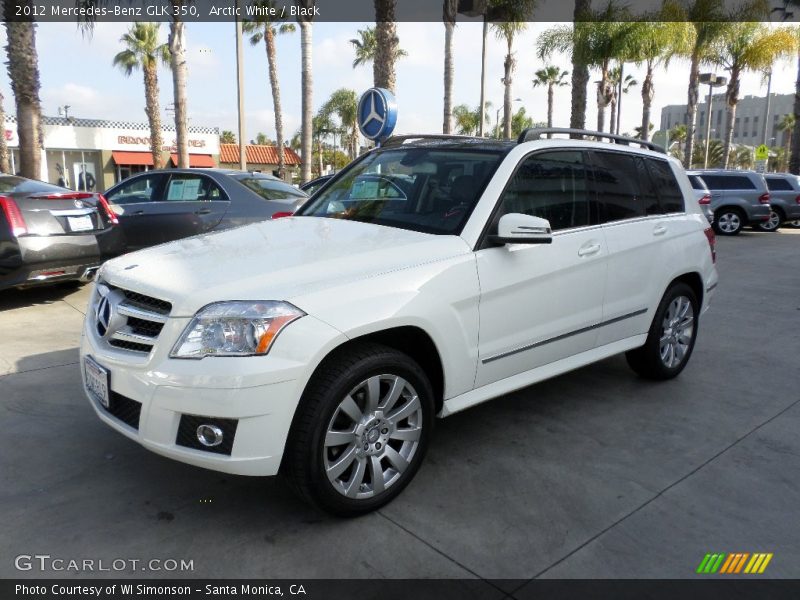 Arctic White / Black 2012 Mercedes-Benz GLK 350