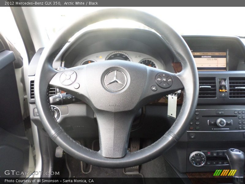 Arctic White / Black 2012 Mercedes-Benz GLK 350
