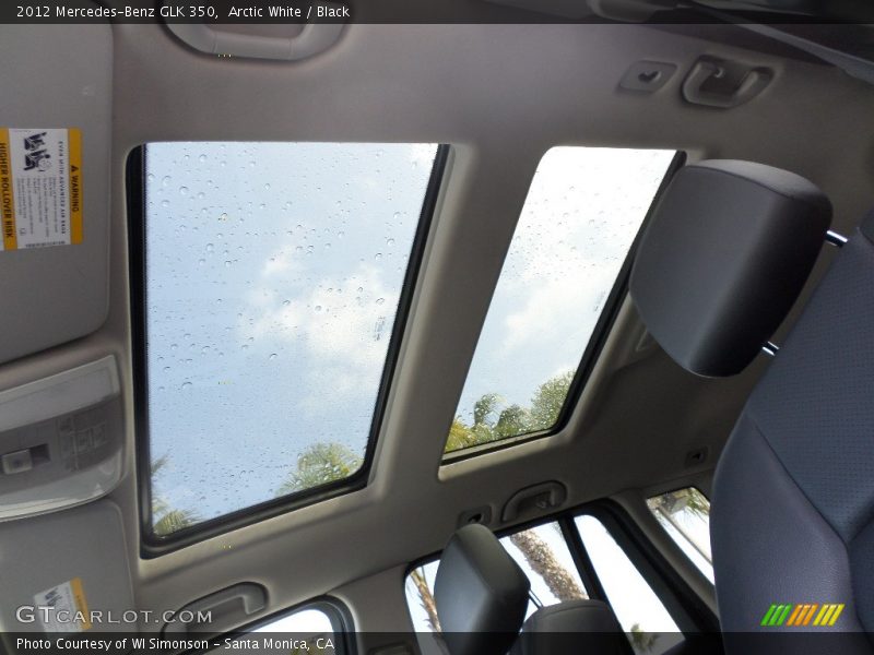 Arctic White / Black 2012 Mercedes-Benz GLK 350