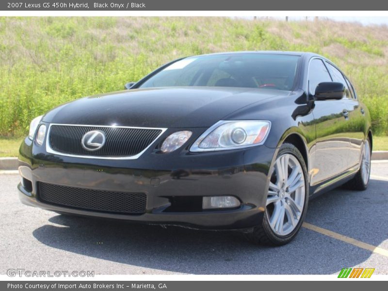 Black Onyx / Black 2007 Lexus GS 450h Hybrid