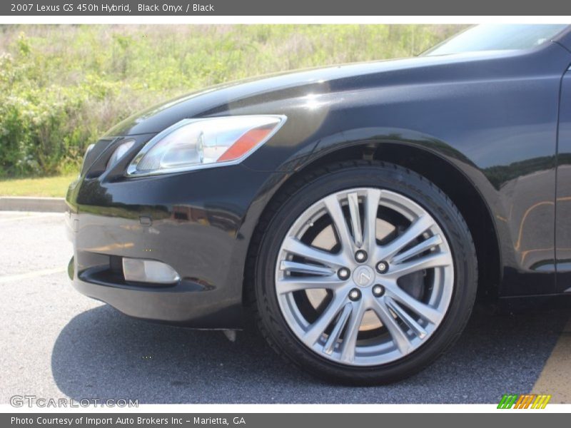 Black Onyx / Black 2007 Lexus GS 450h Hybrid
