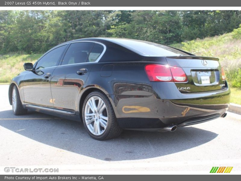 Black Onyx / Black 2007 Lexus GS 450h Hybrid