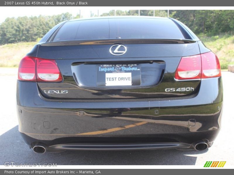 Black Onyx / Black 2007 Lexus GS 450h Hybrid