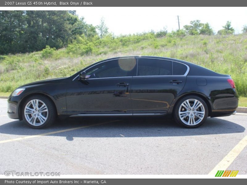 Black Onyx / Black 2007 Lexus GS 450h Hybrid