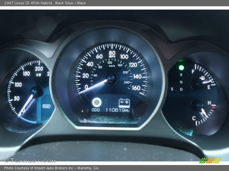 Black Onyx / Black 2007 Lexus GS 450h Hybrid