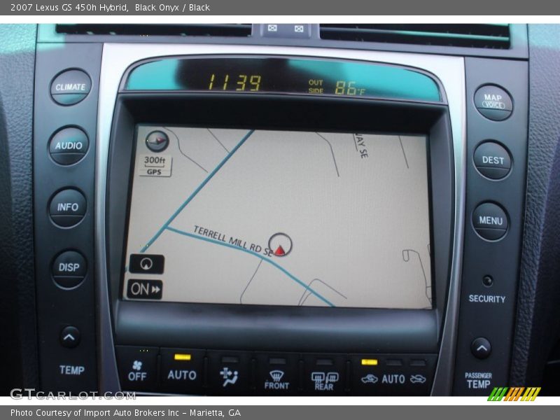 Black Onyx / Black 2007 Lexus GS 450h Hybrid