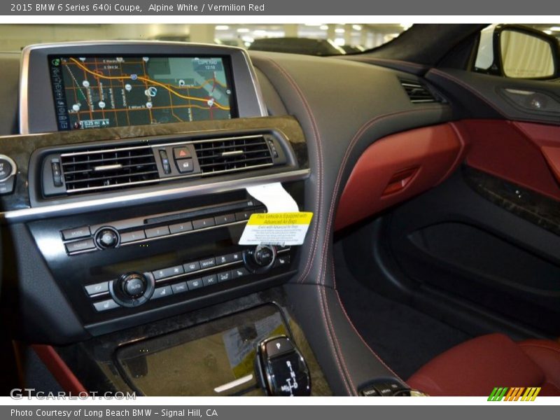 Controls of 2015 6 Series 640i Coupe