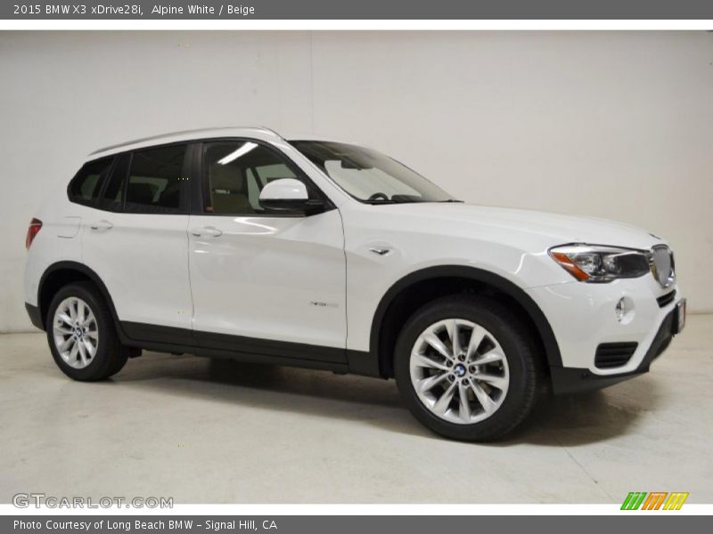  2015 X3 xDrive28i Alpine White