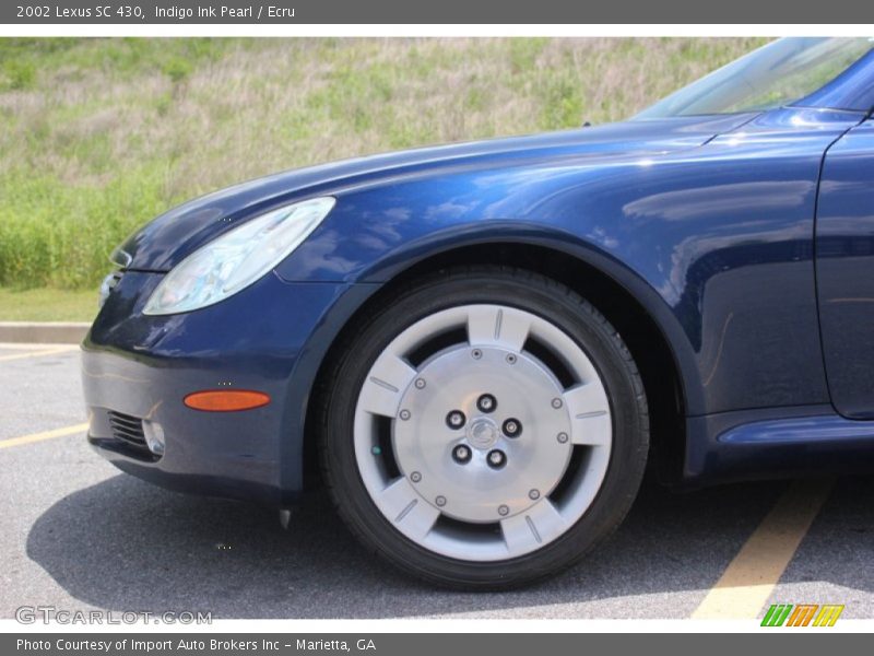 Indigo Ink Pearl / Ecru 2002 Lexus SC 430