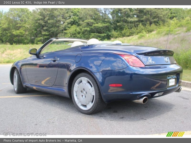 Indigo Ink Pearl / Ecru 2002 Lexus SC 430