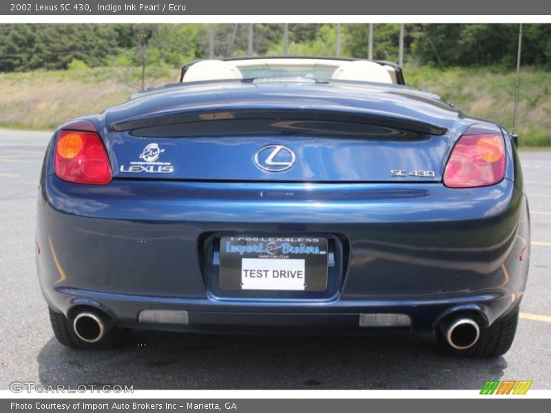 Indigo Ink Pearl / Ecru 2002 Lexus SC 430