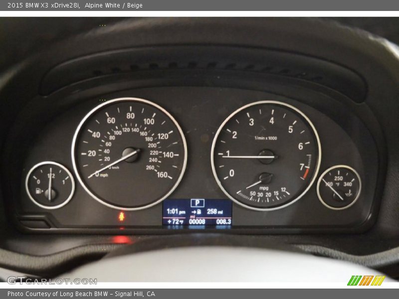  2015 X3 xDrive28i xDrive28i Gauges