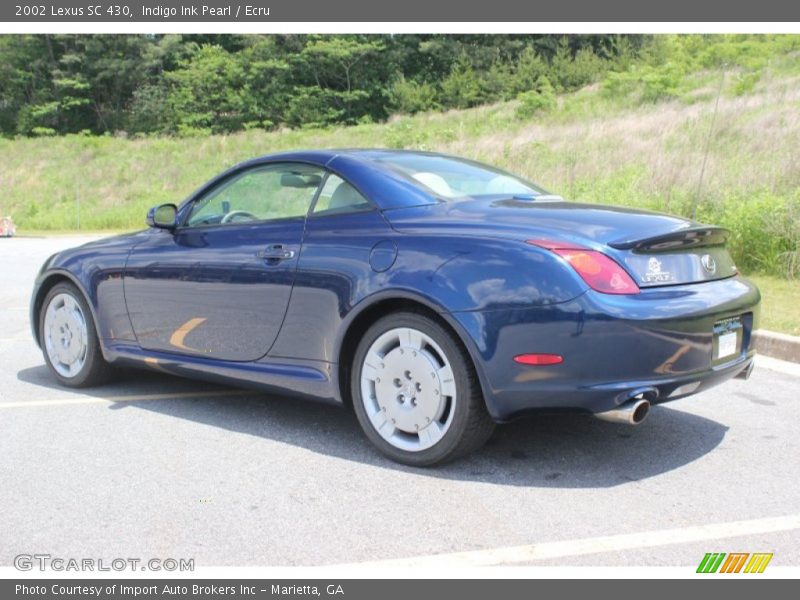 Indigo Ink Pearl / Ecru 2002 Lexus SC 430