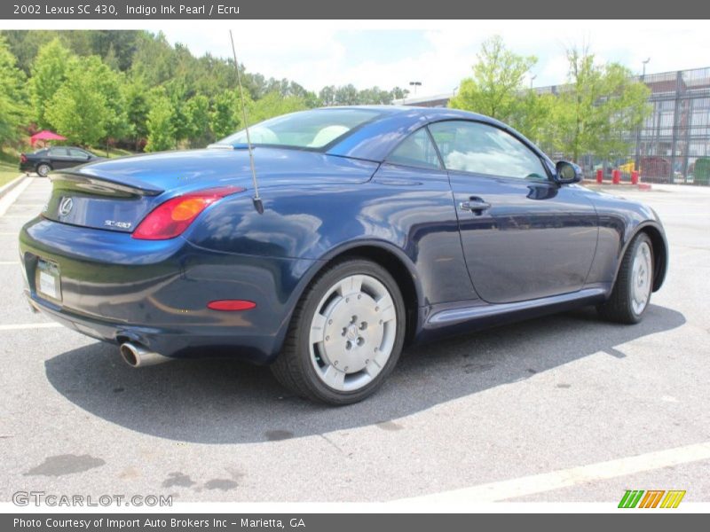 Indigo Ink Pearl / Ecru 2002 Lexus SC 430