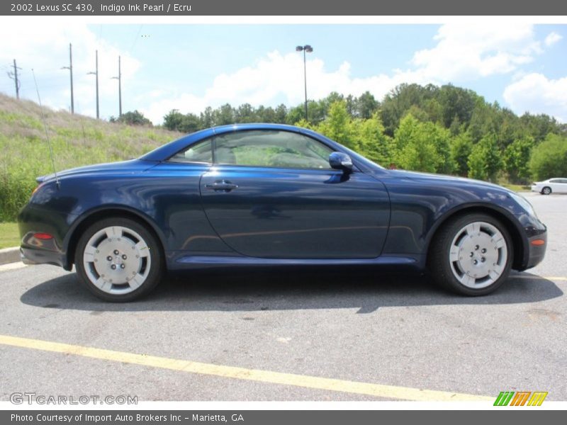 Indigo Ink Pearl / Ecru 2002 Lexus SC 430