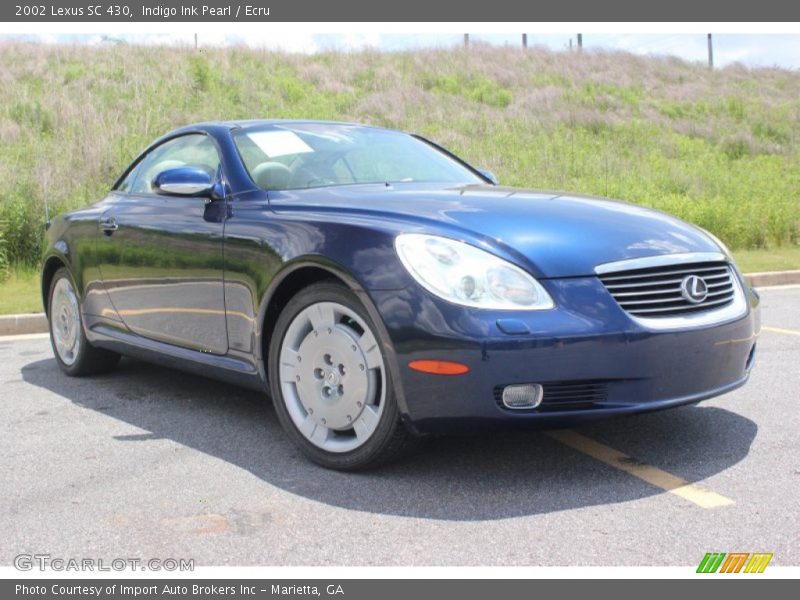 Indigo Ink Pearl / Ecru 2002 Lexus SC 430