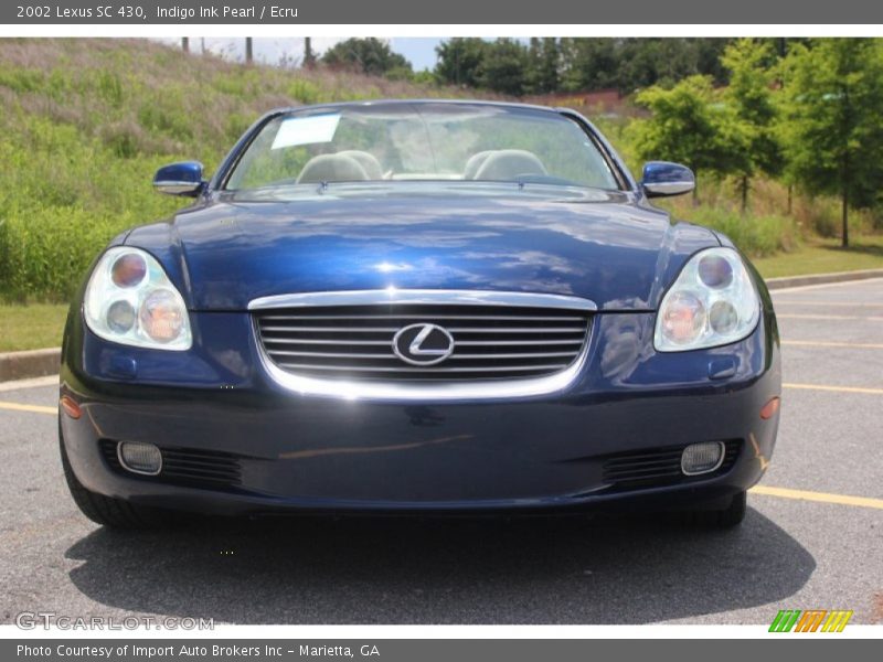 Indigo Ink Pearl / Ecru 2002 Lexus SC 430