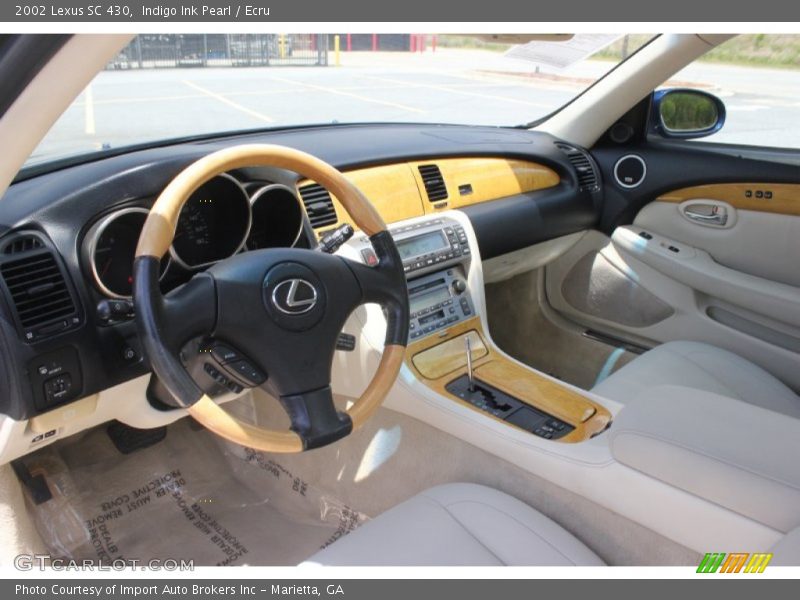 Indigo Ink Pearl / Ecru 2002 Lexus SC 430