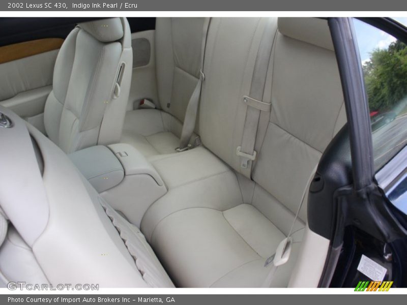Indigo Ink Pearl / Ecru 2002 Lexus SC 430