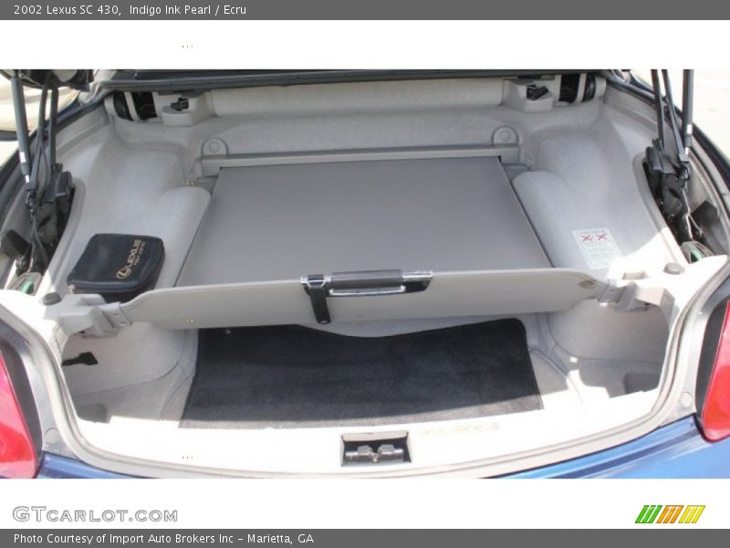Indigo Ink Pearl / Ecru 2002 Lexus SC 430