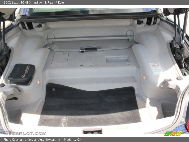 Indigo Ink Pearl / Ecru 2002 Lexus SC 430
