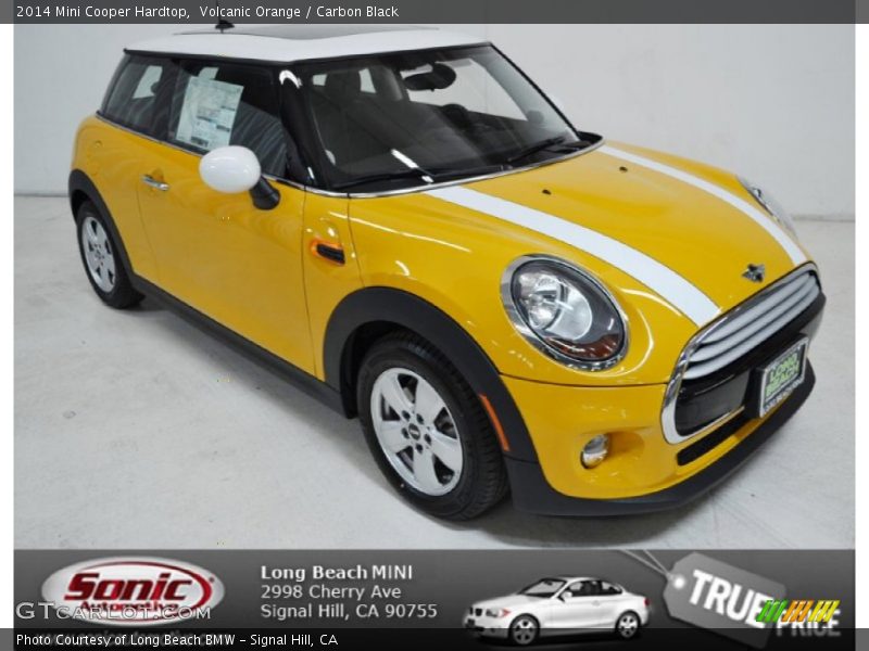 Volcanic Orange / Carbon Black 2014 Mini Cooper Hardtop