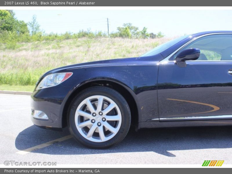 Black Sapphire Pearl / Alabaster 2007 Lexus LS 460
