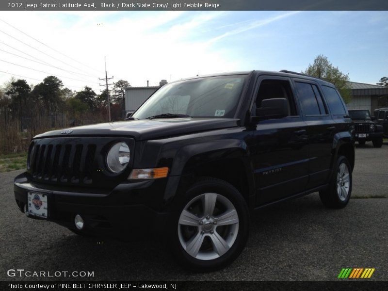 Black / Dark Slate Gray/Light Pebble Beige 2012 Jeep Patriot Latitude 4x4