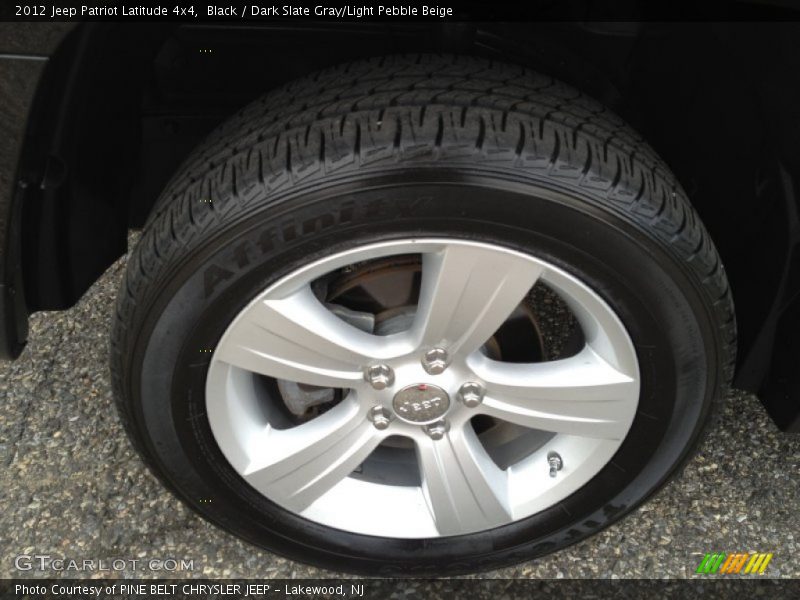Black / Dark Slate Gray/Light Pebble Beige 2012 Jeep Patriot Latitude 4x4