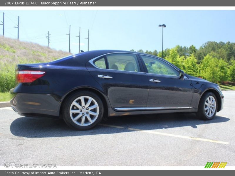 Black Sapphire Pearl / Alabaster 2007 Lexus LS 460
