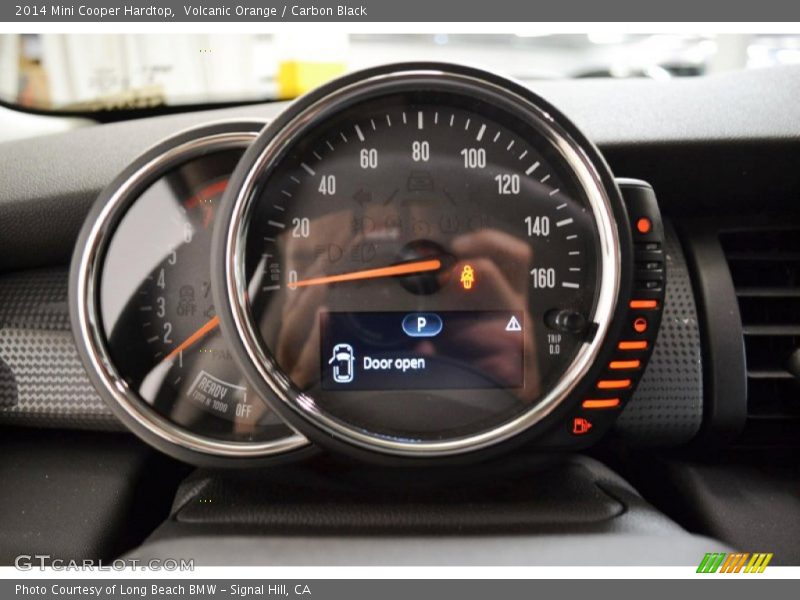 Volcanic Orange / Carbon Black 2014 Mini Cooper Hardtop