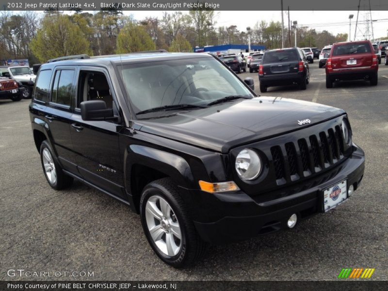 Black / Dark Slate Gray/Light Pebble Beige 2012 Jeep Patriot Latitude 4x4